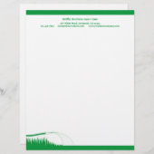 芝生気に造園レターヘッド レターヘッド (正面/裏面)