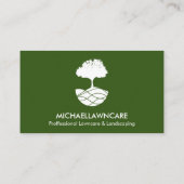 芝生気に造園地 名刺 (裏面)