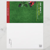 芝生気に造園草刈りフライヤー8.5 x 11 チラシ (裏面)