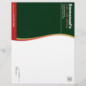 芝生気に造園草刈りフライヤー8.5 x 11 チラシ (裏面)