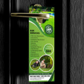 芝生気に造園草刈り除雪トリミング ドアノブサイン