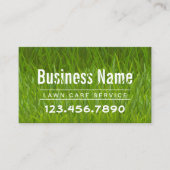 芝生気に造園草刈アポイントメント 予約カード (正面)