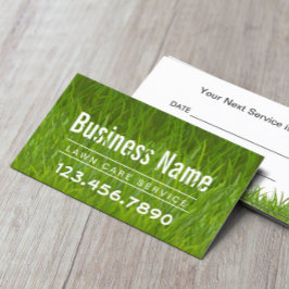 芝生気に造園草刈アポイントメント 予約カード