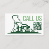 芝生気に造園草刈 名刺 (正面)