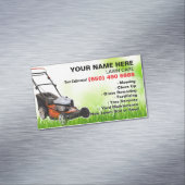 芝生気に造園草木サービス マグネット名刺 (インサイチュ)