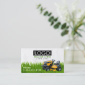 芝生気に造草ビジネスロゴ 名刺 (スタンド正面)