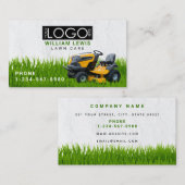 芝生気に造草ビジネスロゴ 名刺 (正面/裏面)