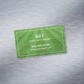 芝生気に野草 マグネット名刺 (インサイチュ)