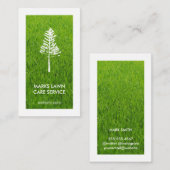 芝生気に | ツリーサービス 名刺 (正面/裏面)