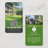 芝生用QRコード名刺気に 名刺 (正面/裏面)