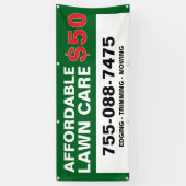 芝生管理カスタムバナー 横断幕 (縦)