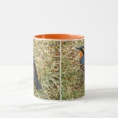 芝生素晴らしの様々なツグミ マグカップ (中央)