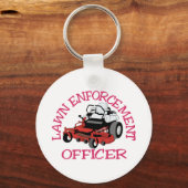 芝生警官 キーホルダー (正面)