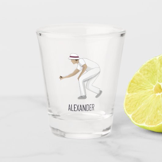 芝生鉢 ショットグラス (正面)