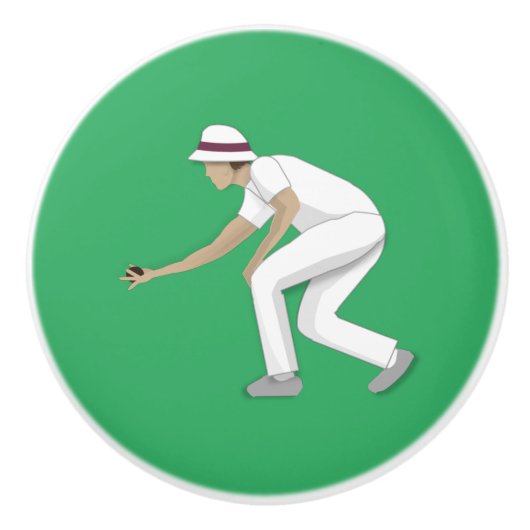 芝生鉢 セラミックノブ (正面)