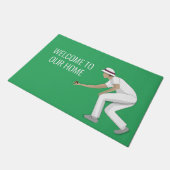 芝生鉢 ドアマット (アングル)