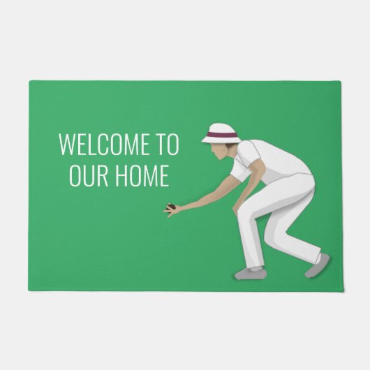 芝生鉢 ドアマット (正面)