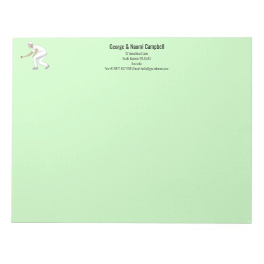 芝生鉢 ノートパッド (正面)