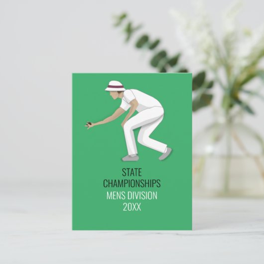 芝生鉢 ポストカード (スタンド正面)