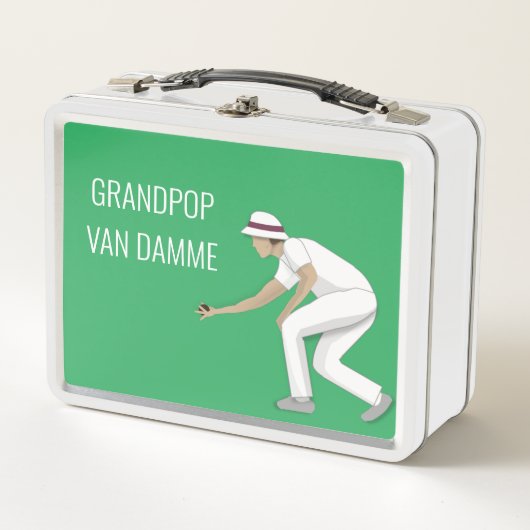 芝生鉢 メタルランチボックス (正面)