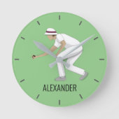 芝生鉢 ラウンド壁時計 (正面)