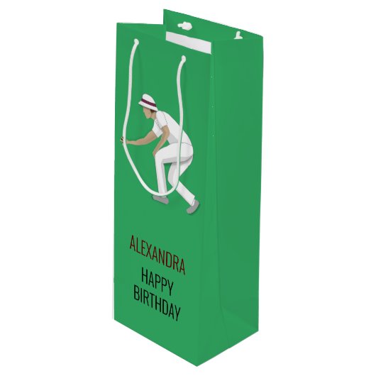 芝生鉢 ワインギフトバッグ (正面アングル)