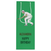 芝生鉢 ワインギフトバッグ (正面)