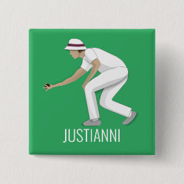 芝生鉢 缶バッジ