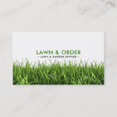 芝生/ガーデンサービスグリーングラスQRコード&社会 名刺 (正面)
