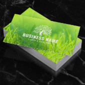 芝生&ガーデン気にツリーロゴグリーン造園 名刺