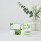 芝生 名刺 (スタンド正面)