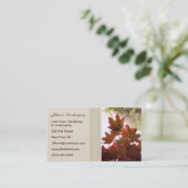 /芝生/園芸名刺美化 名刺 (スタンド正面)