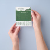 芝生&気にガーデナーティアオフストリップフライヤー チラシ (手)