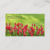 芝生、気に庭師、ランドスケープデザイナー 名刺 (裏面)