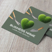 芝生&気に造園グラスハートセージ緑 名刺