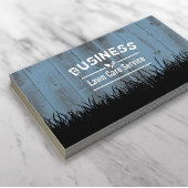 芝生&気に造園サービスほこりっぽいブルーウッド 名刺