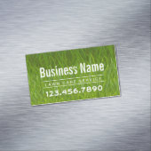 芝生&気に造園サービスグリーングラス マグネット名刺 (インサイチュ)