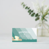 芝生&気に造園サービスグリーンシェード 名刺 (スタンド正面)