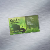 芝生&気に造園サービスグリーンズモーア マグネット名刺 (インサイチュ)