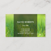 芝生&気に造園サービスグリーンズモーア 名刺 (裏面)