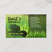 芝生&気に造園サービスグリーンズモーア 名刺 (正面)