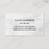 芝生&気に造園サービスプロフェッショナルグラス 名刺 (裏面)