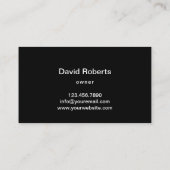 芝生&気に造園サービスプロフェッショナル 名刺 (裏面)