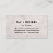 芝生&気に造園サービスヴィンテージモーア 名刺 (裏面)