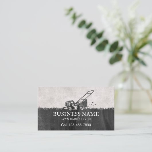 芝生&気に造園サービスヴィンテージモーア 名刺 (スタンド正面)
