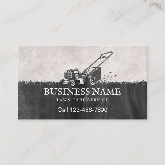 芝生&気に造園サービスヴィンテージモーア 名刺 (正面)