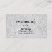 芝生&気に造園サービス米国国旗と芝生 名刺 (裏面)