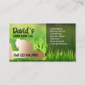 芝生&気に造園サービス金ゴールドモーア 名刺 (正面)