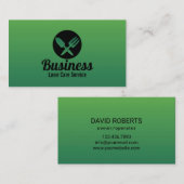 芝生&気に造園プロフェッショナルガーデニング 名刺 (正面/裏面)