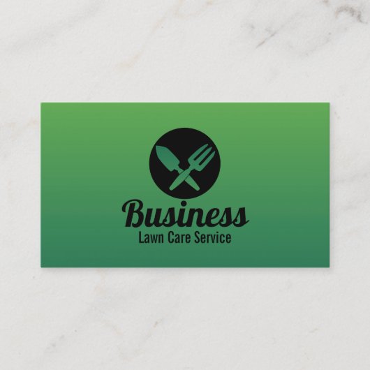 芝生&気に造園プロフェッショナルガーデニング 名刺 (正面)